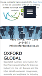 Mobile Screenshot of oxfordglobal.co.uk